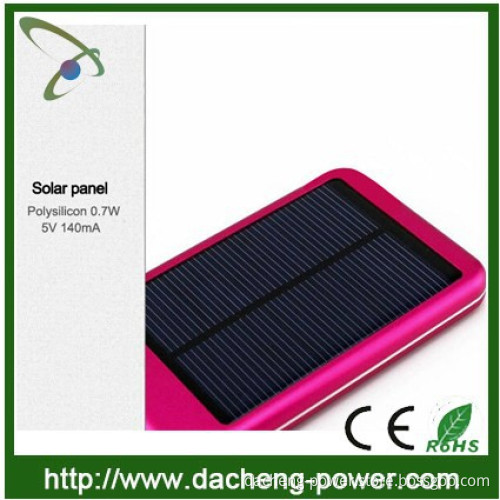 Hotly wholesale portable solar charger for mobile phone 5000mAH